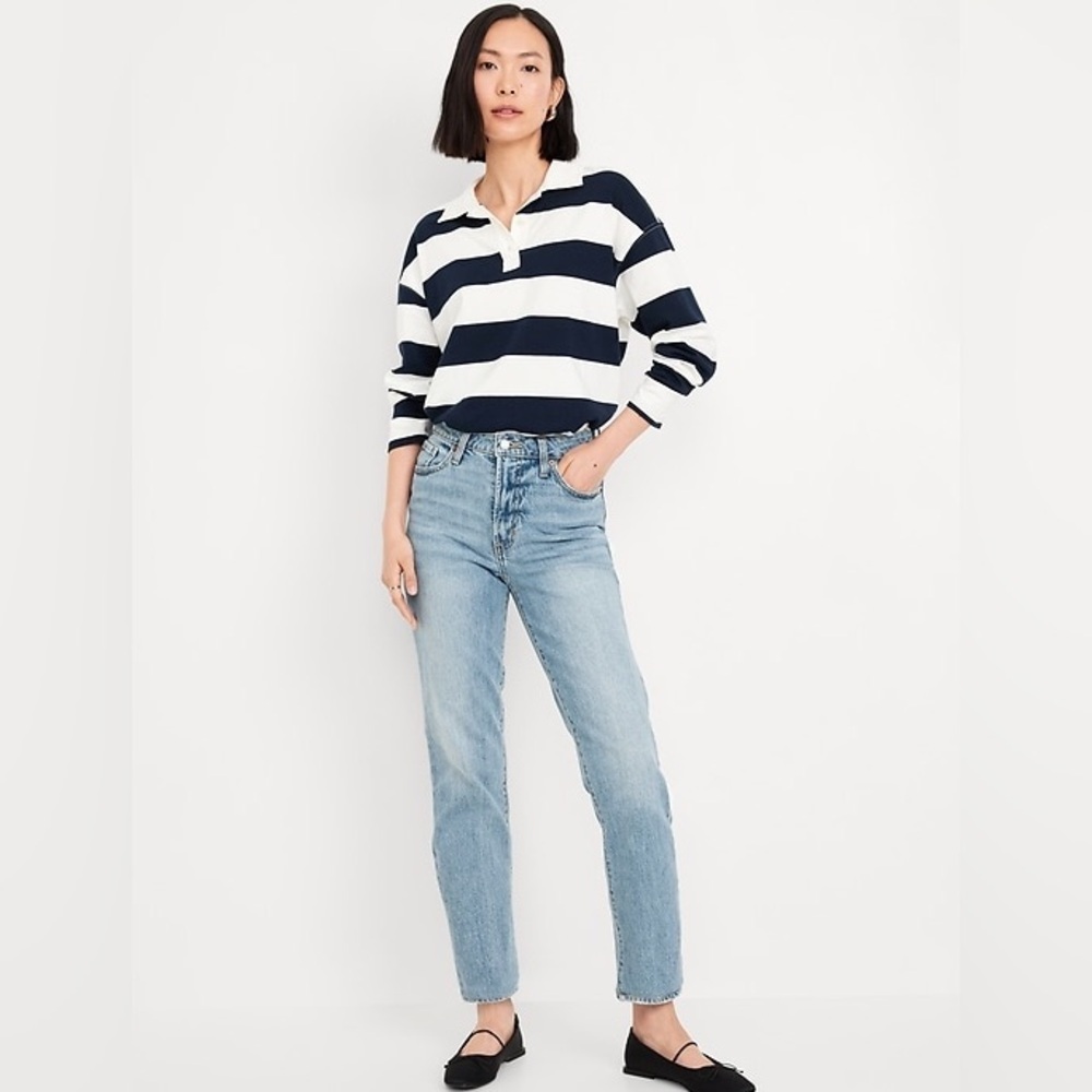 OLD NAVY | High Rise O.G. Straight Secret Smooth Pockets Button Fly